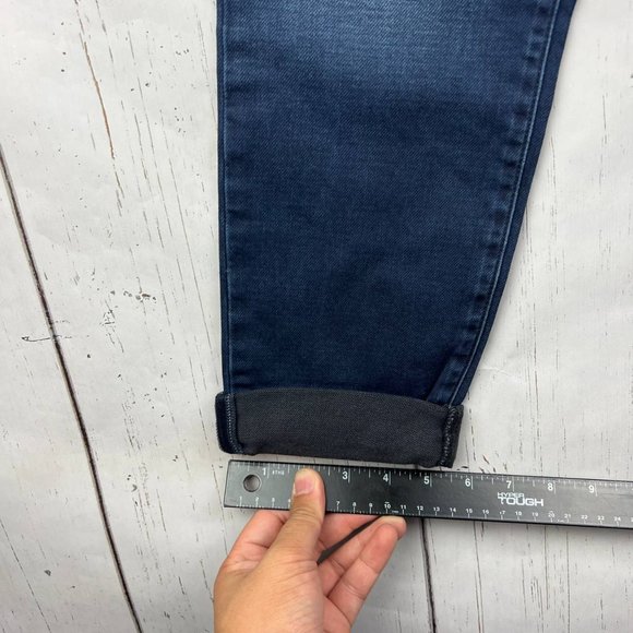 Mavi 27x25 Mid Rise Sporty Jogger Sexy Denim Jeans Pants Blue Women New - Picture 8 of 16